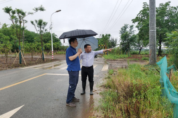 区安委会副主任,副区长聂鑫带队督查防灾救灾工作_淮南市大通区人民