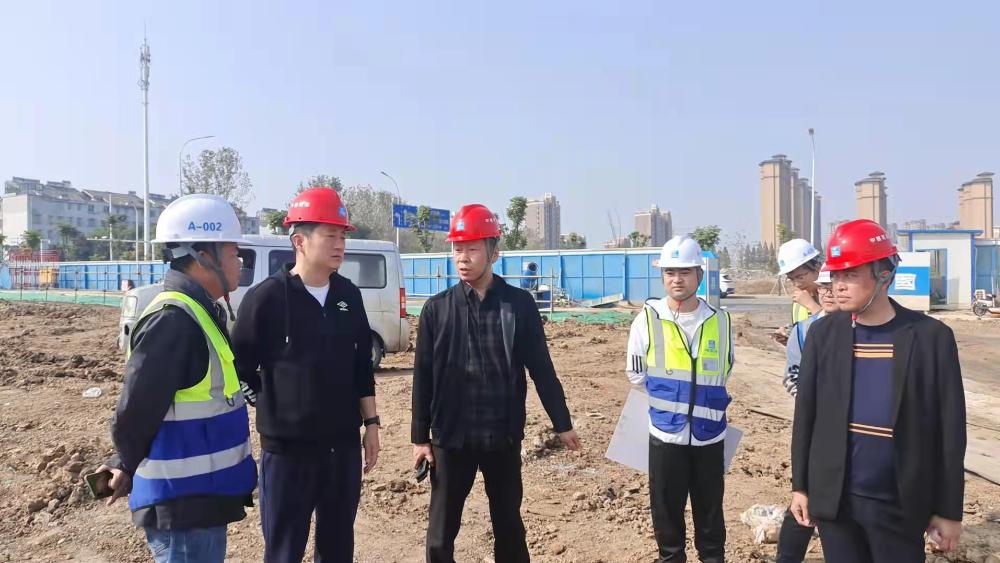副区长聂鑫现场调度工程建设领域重点工作_淮南市大通区人民政府