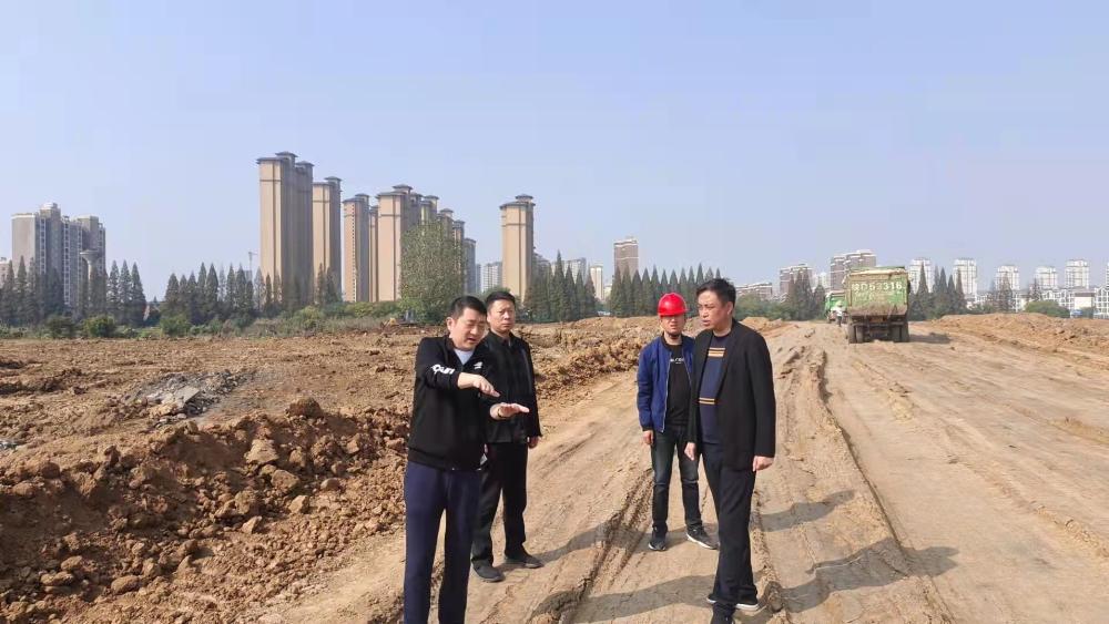 副区长聂鑫现场调度工程建设领域重点工作_淮南市大通区人民政府