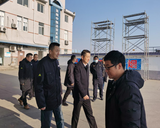 聂鑫带队开展元旦期间城镇燃气安全生产和消防安全大检查_淮南市大通