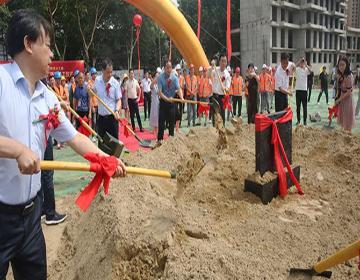 大通区举行一号重点工程“淮南之光天泰花园”项目开工仪式
