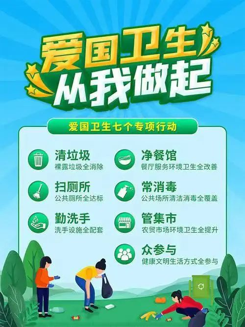 第36个爱国卫生月让我们行动起来